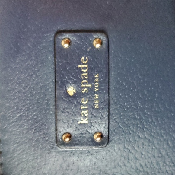 Kate Spade New York Grove Street Caley Satchel navy blue 100% leather - Picture 16 of 16